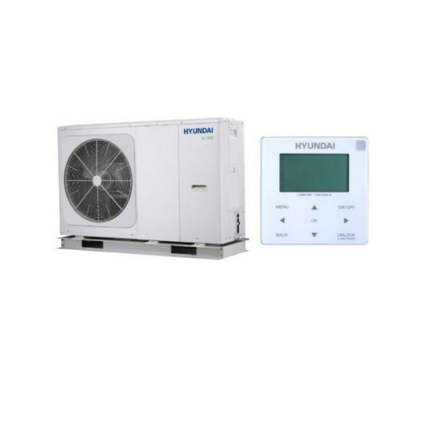 Hyundai HYHC-V16W/D2RN8-B Αντλία Θερμότητας 15.9kW Τριφασική 65°C Monoblock