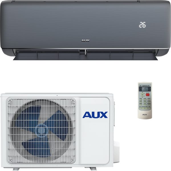 AUX Q-Series Κλιματιστικό Inverter 24000 BTU A++/A+ με Ιονιστή και WiFi BLACK
