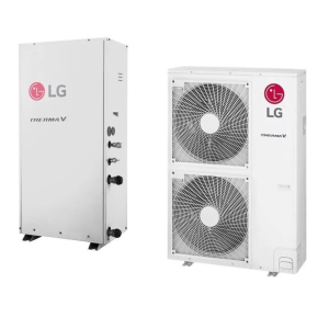 LG Therma V R410 Hydro Box HN1636M.NK5 / HU123MA.U33 Αντλία Θερμότητας 12kW Τριφασική 65°C Split